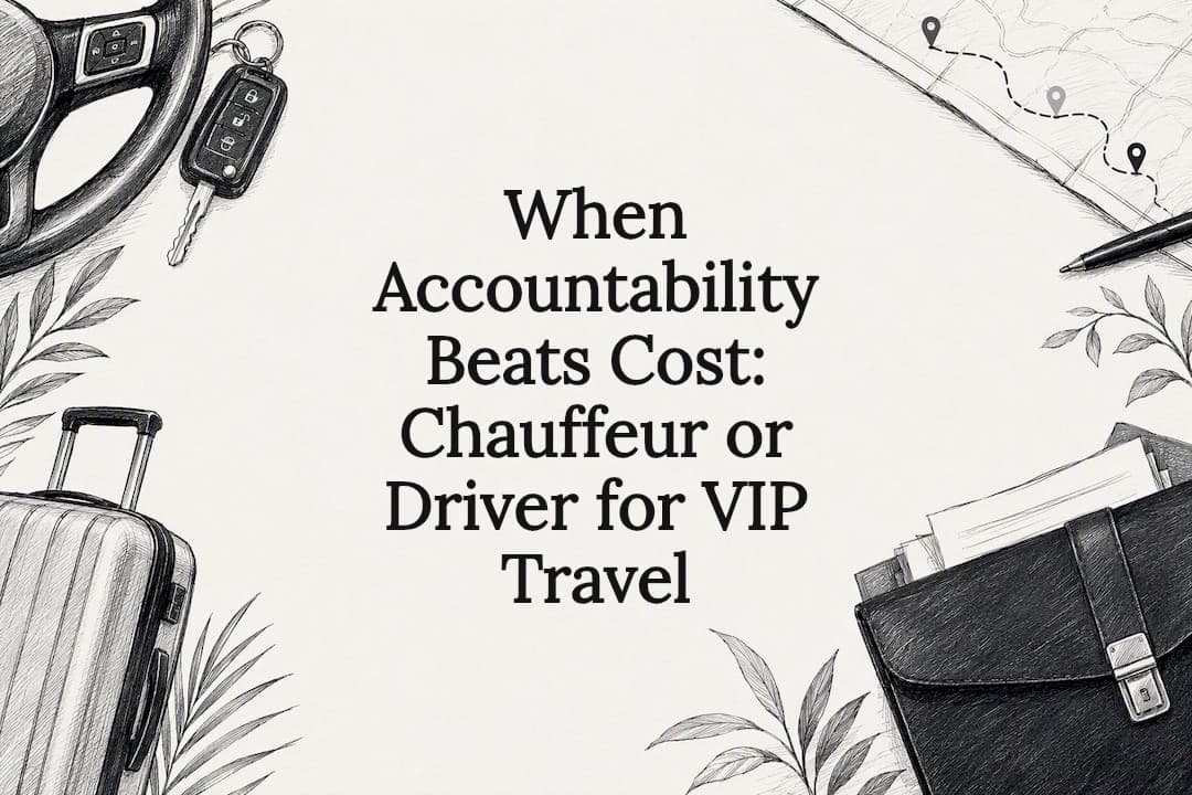 When Accountability Beats Cost: Chauffeur or Driver for VIP Travel